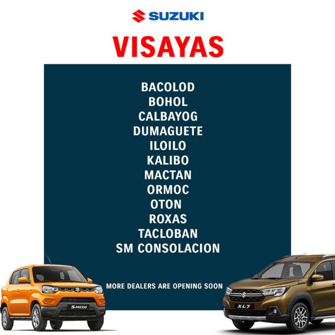Suzuki Philippines now has 64 dealerships open across the country image