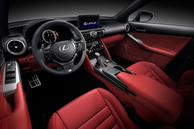 This is the 2021 Lexus IS sports sedan image