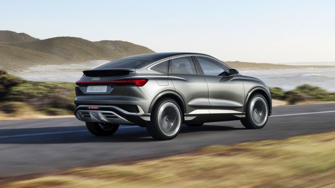 Audi Q4 Sportback e-tron concept is one stylish electric SUV Coupe image