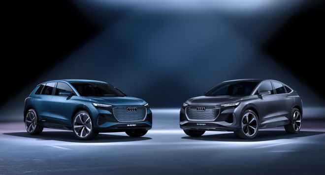Audi Q4 Sportback e-tron concept is one stylish electric SUV Coupe image