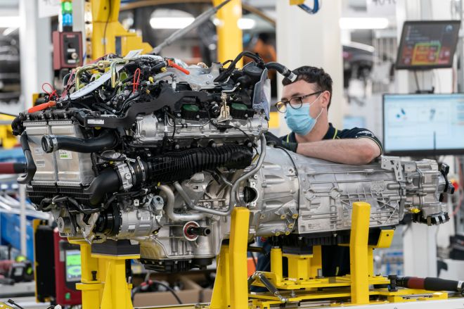 First Aston Martin DBX SUV rolls off the assembly line image