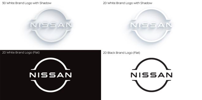 Nissan has now started using their new minimalist logo image