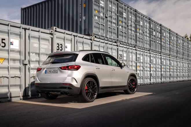 2021 Mercedes-AMG GLA 45 S is a 421 HP German pocket rocket image