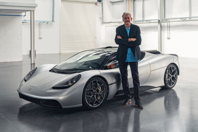 Gordon Murray finally reveals his new supercar image