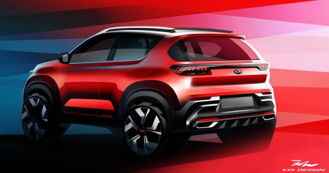 2021 Kia Sonet looks like toy crossover in these sketches image