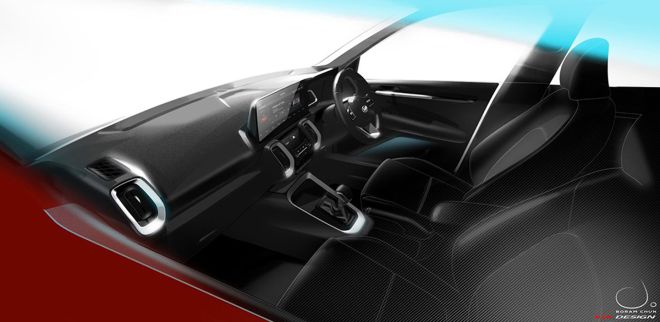 2021 Kia Sonet looks like toy crossover in these sketches image