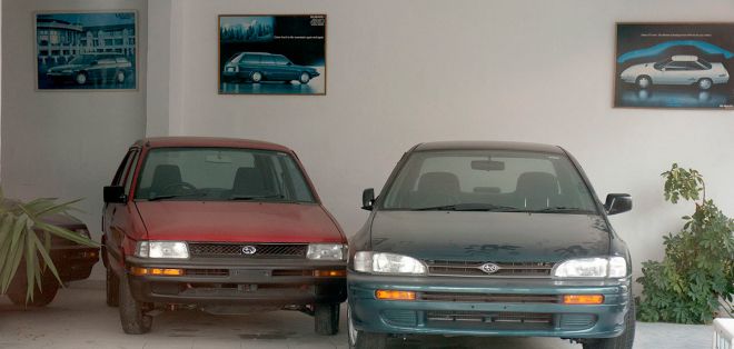 This is what a Subaru dealership looked like in the 90s image