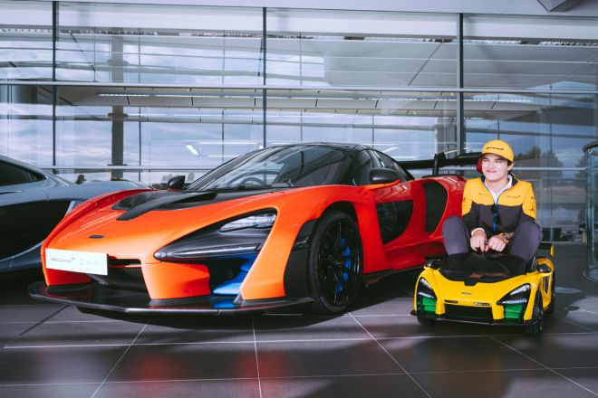 This McLaren Senna toy is perfect for the young and young at heart image