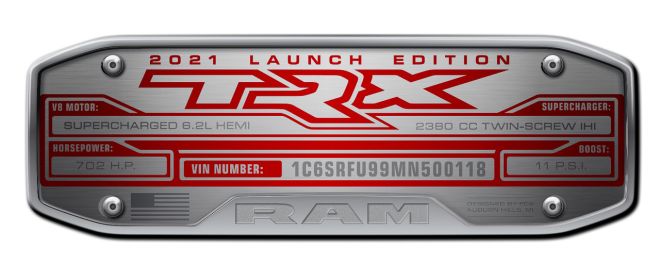 In less than 24 hours, all 702 units of Ram 1500 TRX Launch Edition sold out image