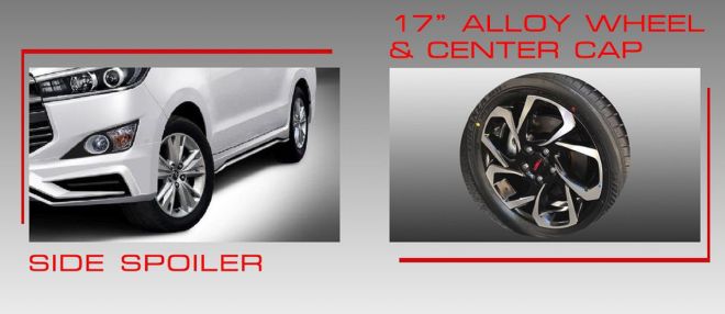 Your sporty tito can now dress up the Toyota Innova with TRD parts image