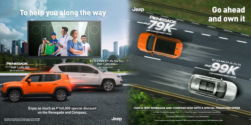 Get as much PhP 160K discount on Jeep, Ram vehicles this Sept. image