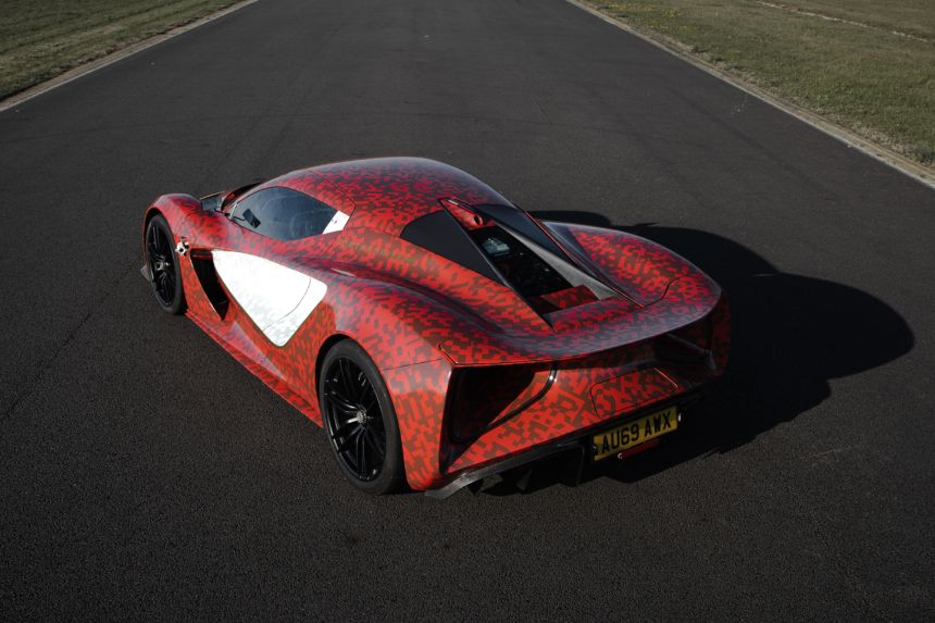 Check out the Lotus Evija in action image