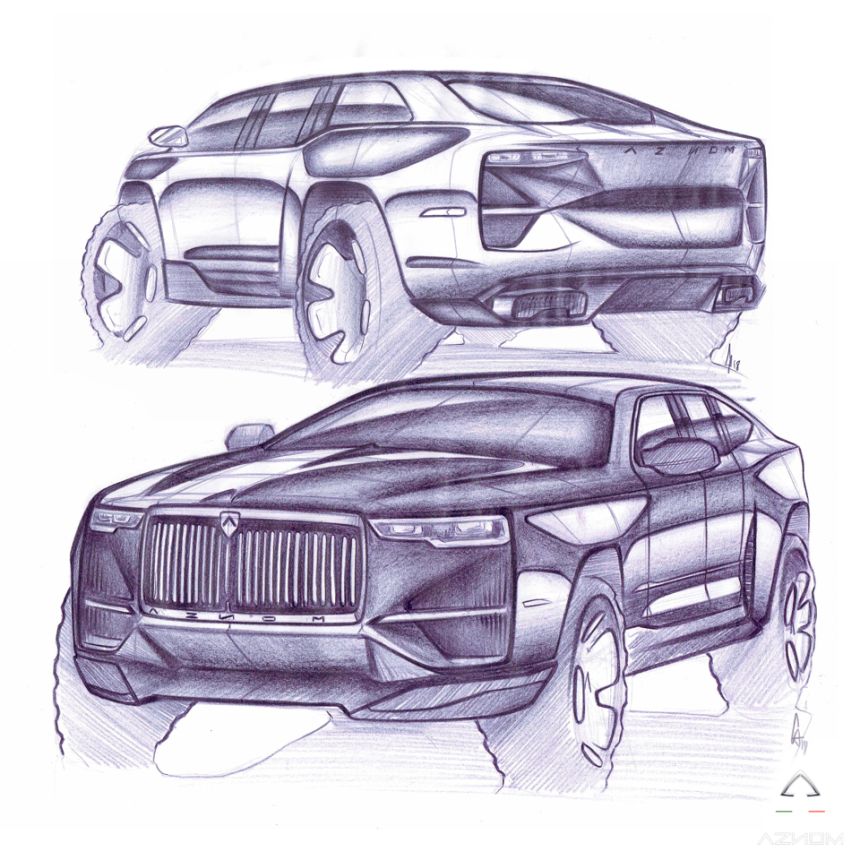 Insane best describes the Aznom Palladium luxury 4x4 sedan image