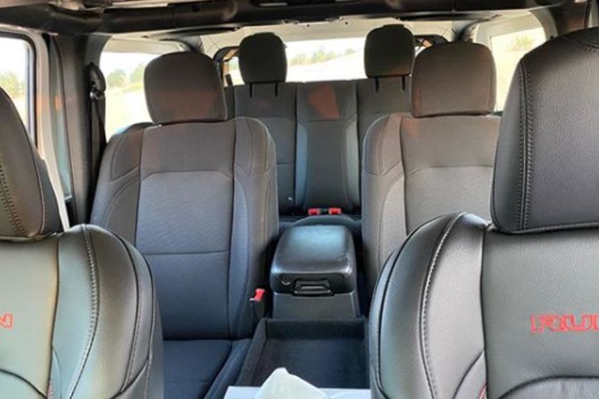 This unique Jeep Gladiator is the three-row Wrangler we need image