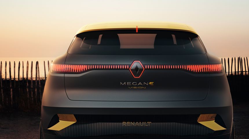 Renault Megane eVision concept is one stylish electric hatchback image