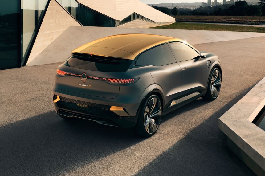 Renault Megane eVision concept is one stylish electric hatchback image