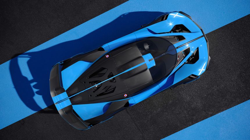 1825 HP Bugatti Bolide can hit 0 to 500 km/h in just 20 seconds image