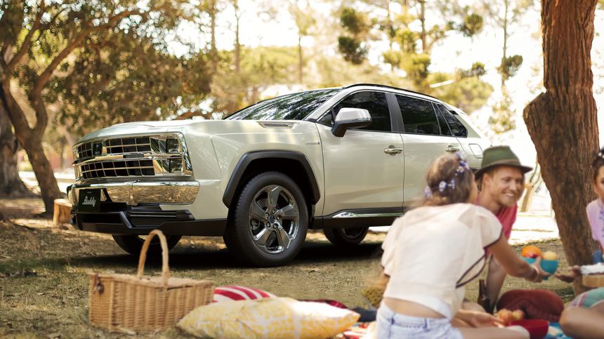 Mitsuoka turns Toyota RAV4 into a 80s Chevy pick-up truck image