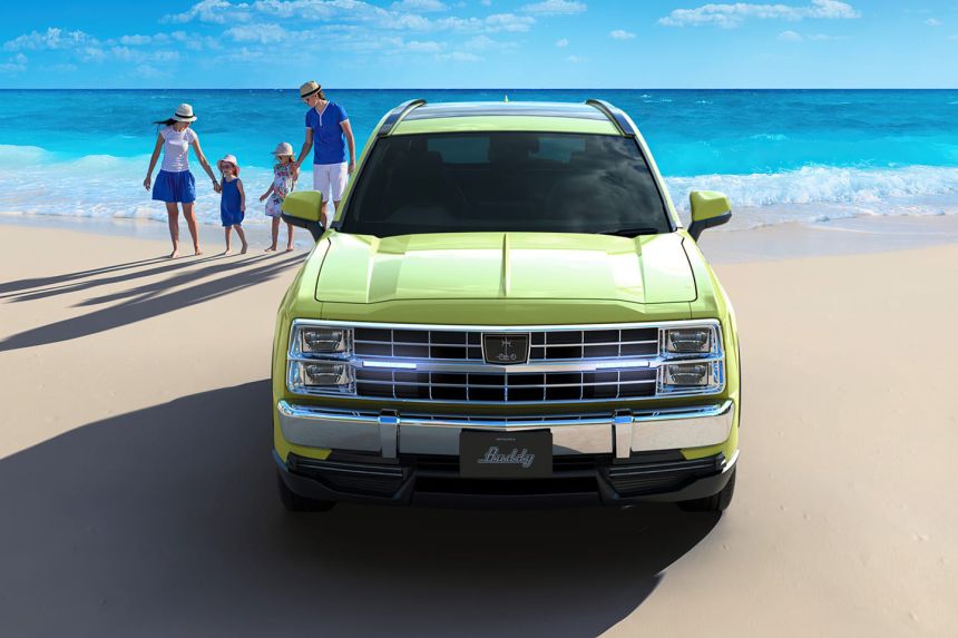 Mitsuoka turns Toyota RAV4 into a 80s Chevy pick-up truck image