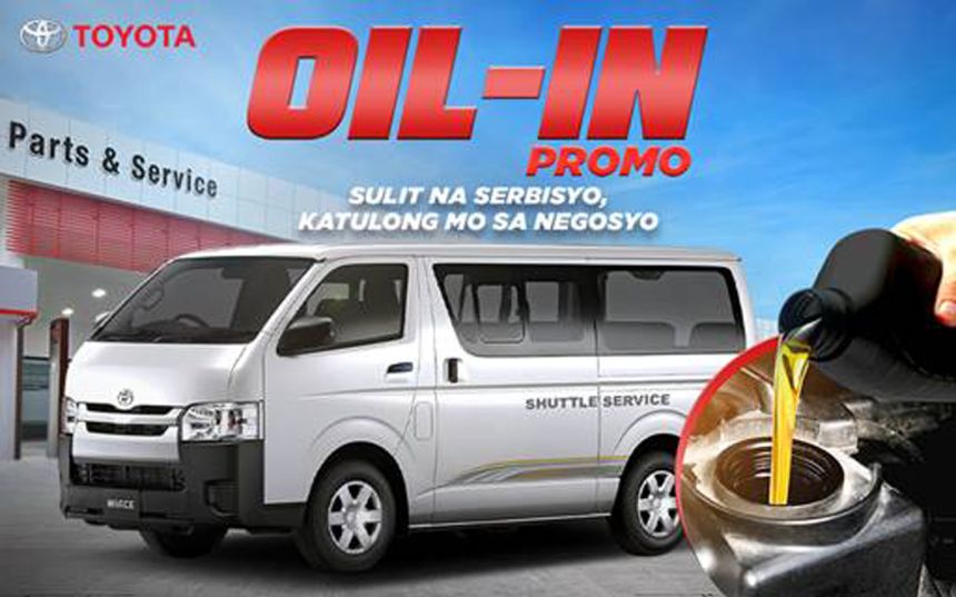 Toyota Hiace Commuter owners can save up to PhP 1,170 on oil changes image