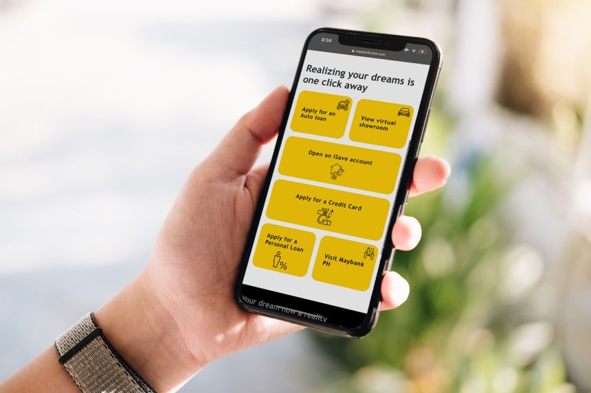Maybank PH just launched its own virtual car showroom image