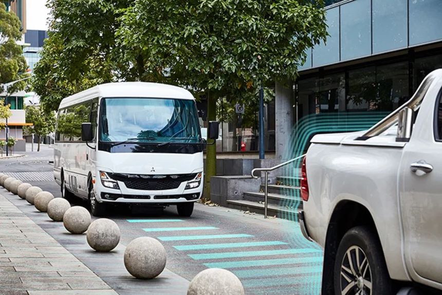 This is the first all-new Fuso Rosa bus in over 20 years image