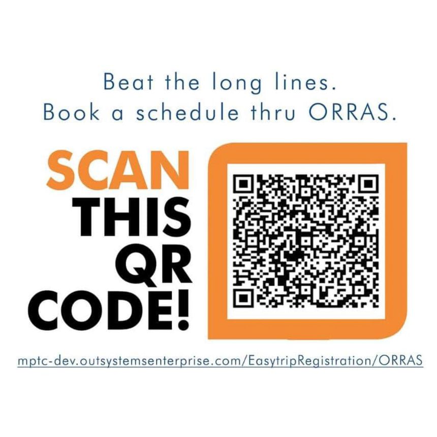 You can soon set an appointment online to get an EasyTrip RFID image