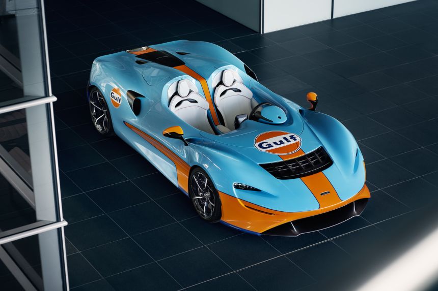 Gulf has the best color combo for McLaren Elva image