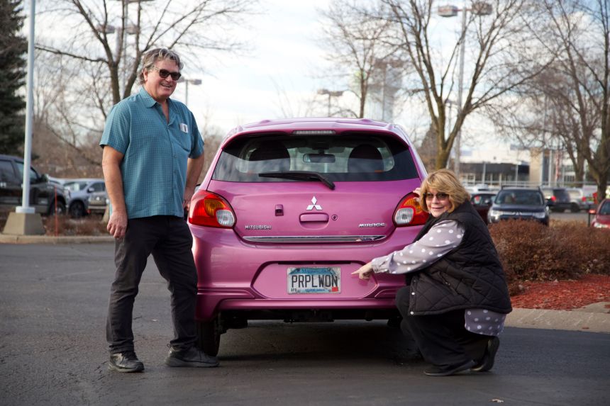 This couple has driven over 666,270 km in a Mitsubishi Mirage image