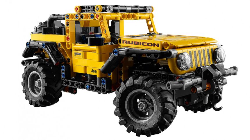 Turn your office into a 4x4 playground with Lego Jeep Wrangler image