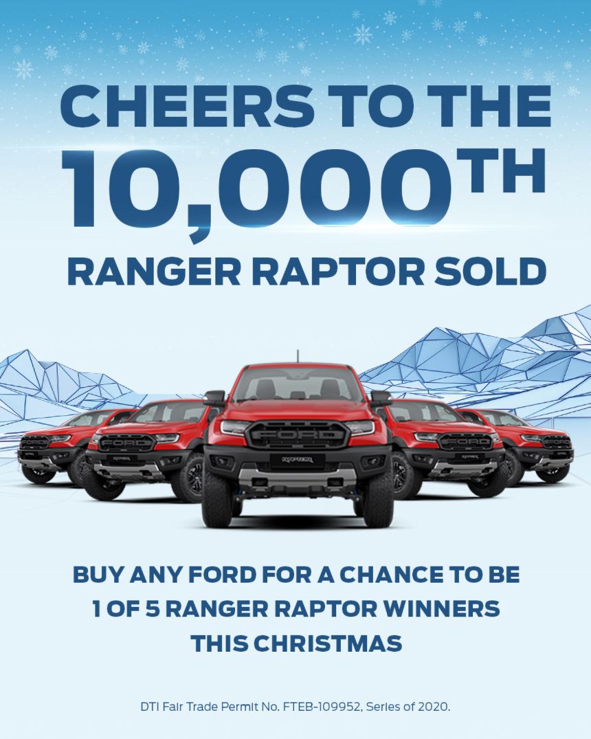 King of the Jungle: Ford Ranger Raptor sells 10,000 units in 2 years image