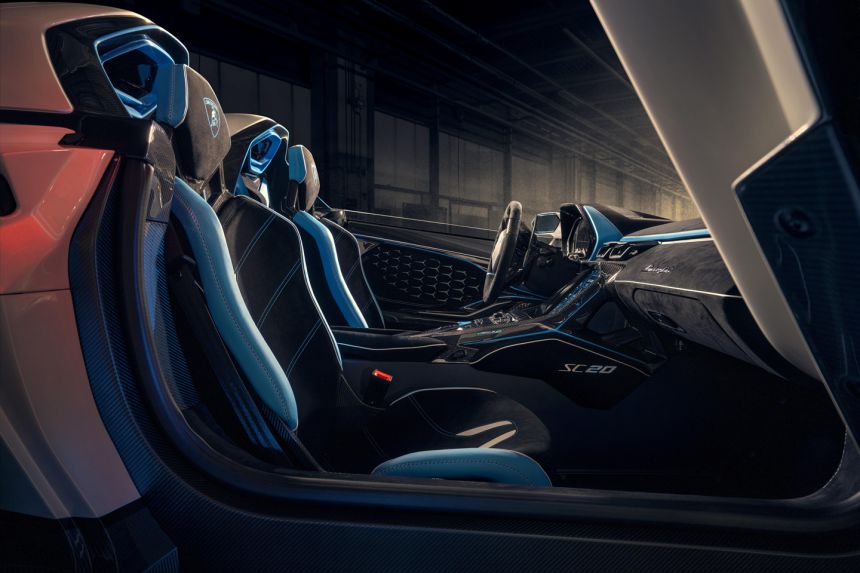 One-off Lamborghini SC20 has no need for a roof or windshield image