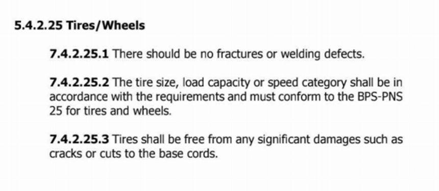 New MVIS rules say your tires can