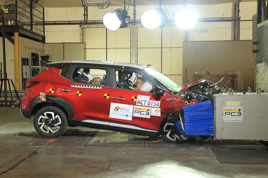 Why did Nissan Magnite only get 4 stars from ASEAN NCAP? image