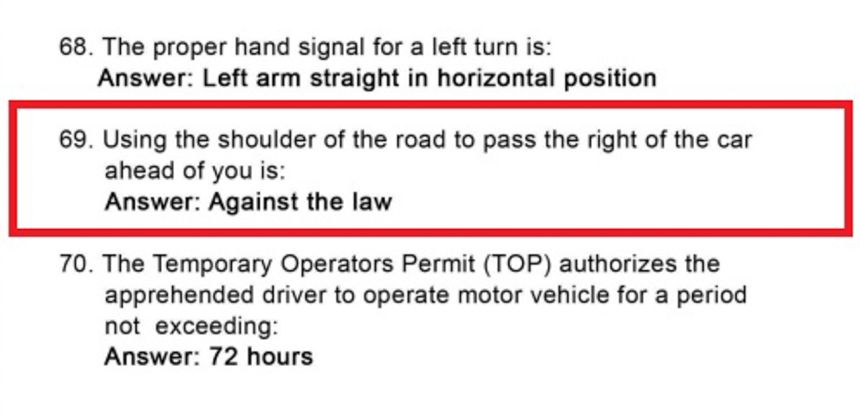 Reminder: The highway