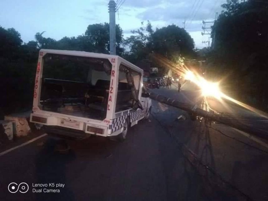 Cabrera Road in Antipolo, Rizal temporarily unpassable image
