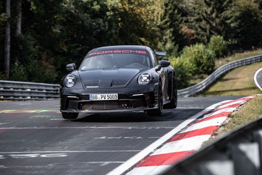 New 2021 Porsche 911 GT3 breaks Nurburgring 7-minute barrier image