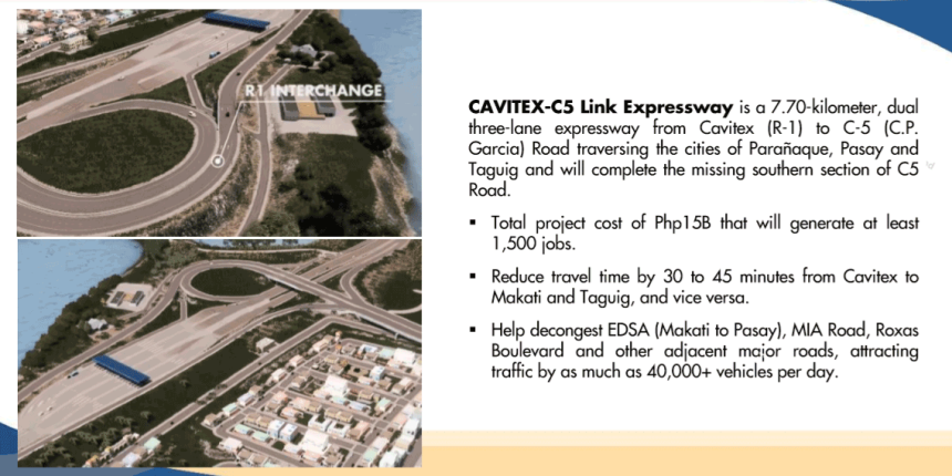 Expect traffic in CAVITEX due to repairs, construction of C5 Link image