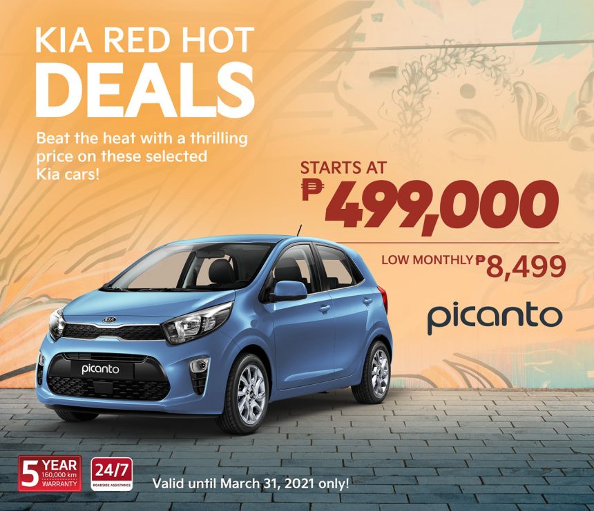 Get up to PHP 430K off with Kia
