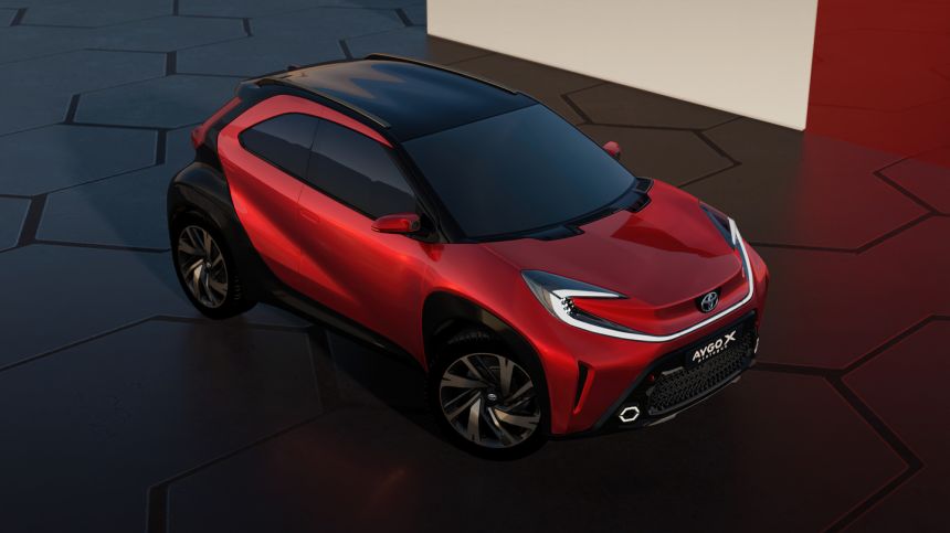 Is the Toyota Aygo X Prologue a hatchback or a crossover? image