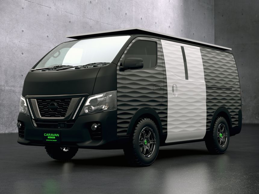 This custom Nissan NV350 Urvan is the perfect ECQ office image