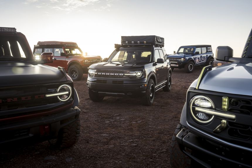 Ford goes all-out modifying the 2021 Bronco, Bronco Sport image