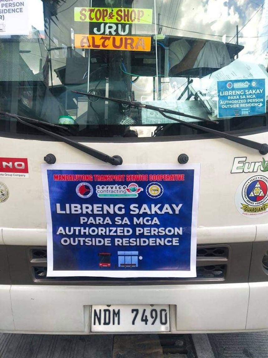 LTFRB makes commuting easier for frontliners, APOR during ECQ image