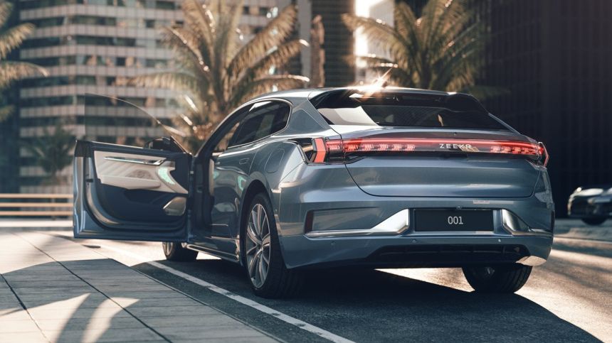 Geely&rsquo;s first production EV has over 700km of range image