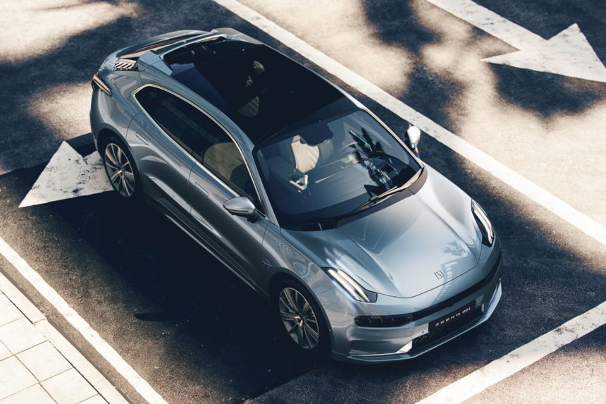 Geely&rsquo;s first production EV has over 700km of range image