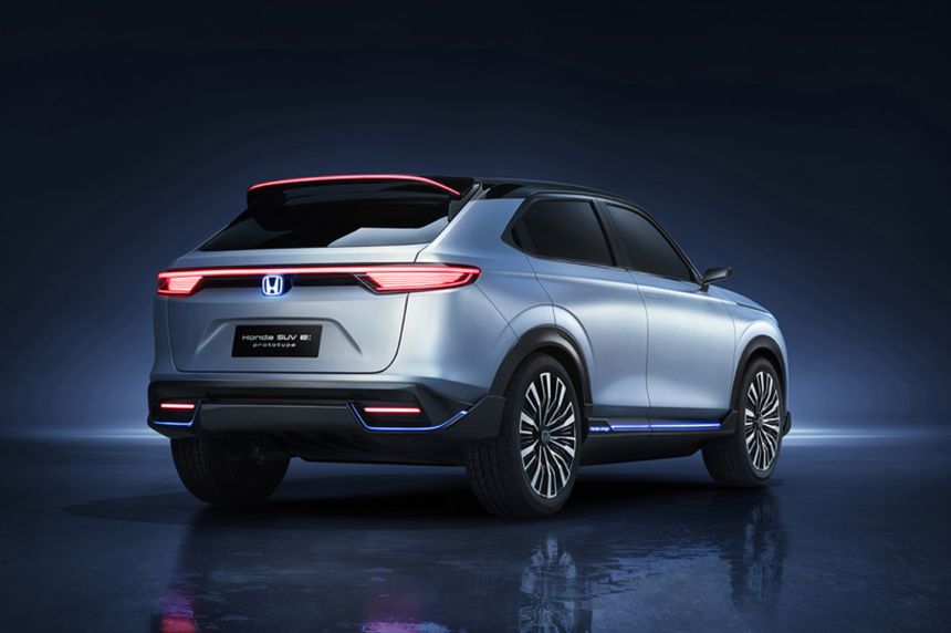 Honda SUV e: prototype looks like a futuristic, HR-V EV image
