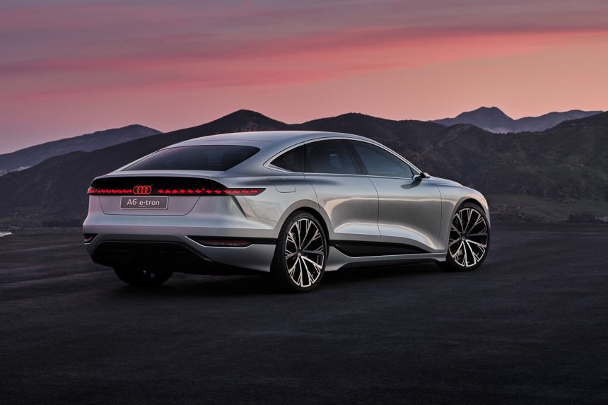 Audi wants to make EVs sexy with A6 e-tron concept image