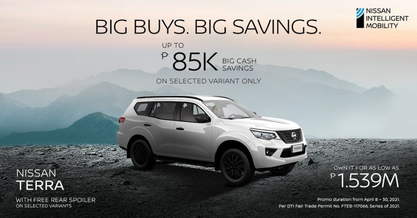 Get a brand new Nissan this April with up to PHP 330K in discounts image