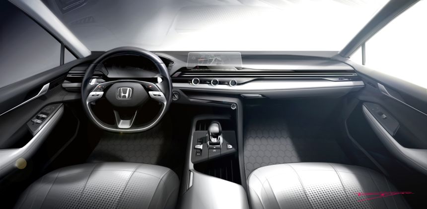 The interior of future Honda models will look a lot more simple image