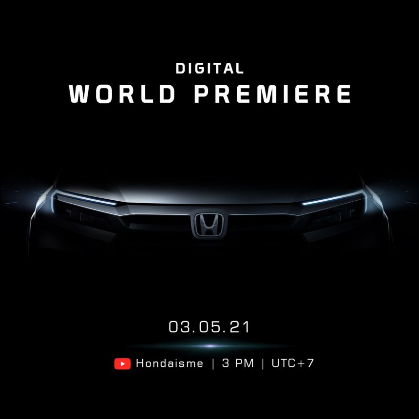 What vehicle is Honda launching on May 3, 2021? image